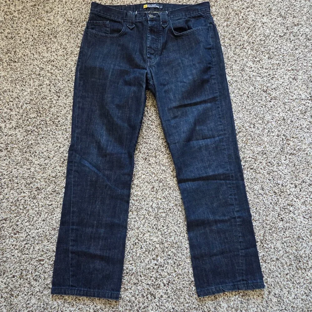 Analog Denim Jeans Arto Saari Men's 32 X 28 Dark Wash Vintage Button Fly‎ Y2K - Picture 2 of 9